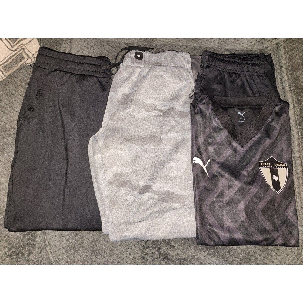 Boys Athletic Clothing Lot Puma Jersey Joggers Shorts Bundle